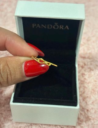 Anillo Pandora Infinito Dorado talla 54