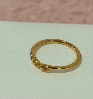 Anillo Pandora Infinito Dorado talla 54