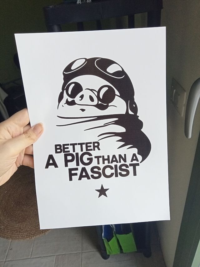 Poster Porco Rosso Studio Ghibli