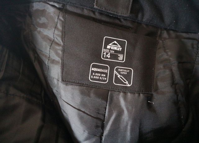 Pantalones esquí /snow McKinley negros 164cm