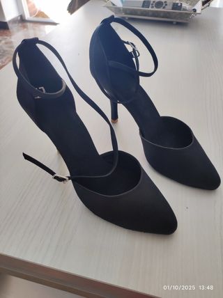 Zapatos de baile negros talla 39 sin estrenar