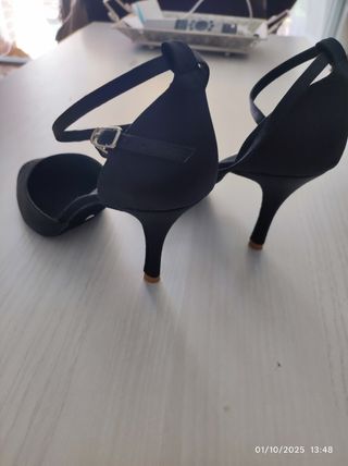 Zapatos de baile negros talla 39 sin estrenar