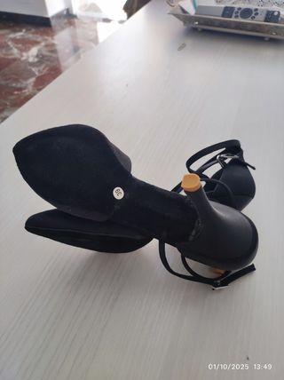 Zapatos de baile negros talla 39 sin estrenar