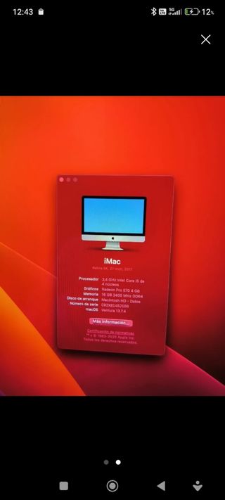 iMac 2017 4K Retina