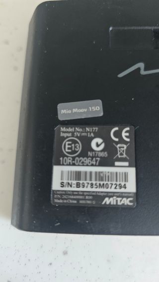 GPS Mio con cargador de coche