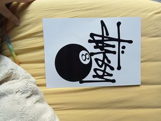 Poster Stüssy 8 Ball