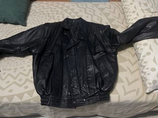 Cazadora de cuero hombre piel buena