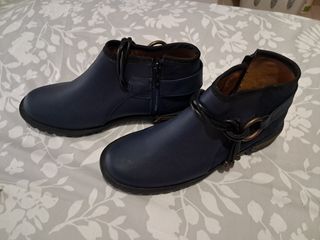 Botines azules