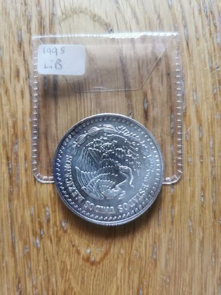 Moneda Plata Libertad México 1995 1 Onza
