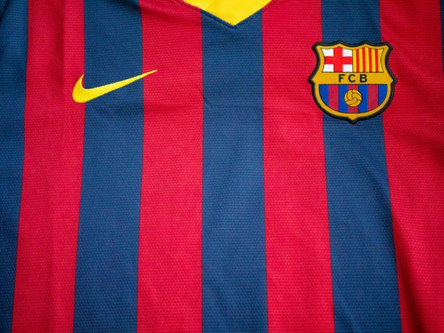 ORIGINAL F.C. BARCELONA 2013-14 CAMISETA FUTBOL L