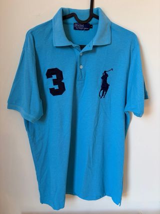 Lote 3 polos hombre: Ralph Lauren, Fred Perry, Tom