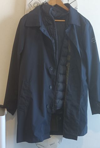 Gabardina impermeable 3/4 R. Verino con chaleco in