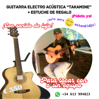 Guitarra Electroacústica Takamine + Estuche