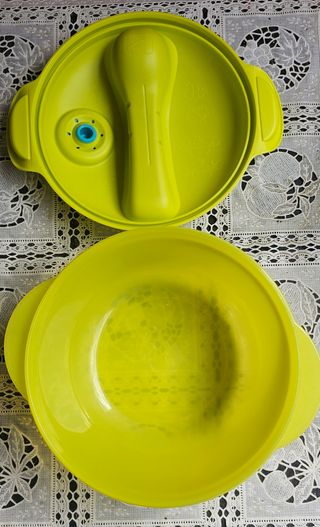 Contenitore Tupperware pranzo verde/turchese