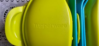 Contenitore Tupperware pranzo verde/turchese