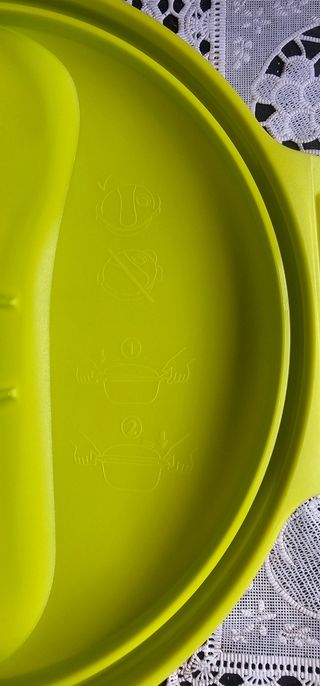 Contenitore Tupperware pranzo verde/turchese