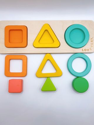 Geo Shapes Puzzle Geometrisches Puzzle Lovevery