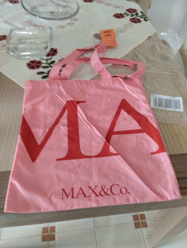 Borsa Max & Co. rosa in cotone