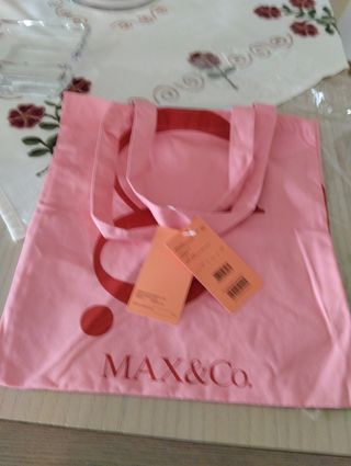 Borsa Max & Co. rosa in cotone