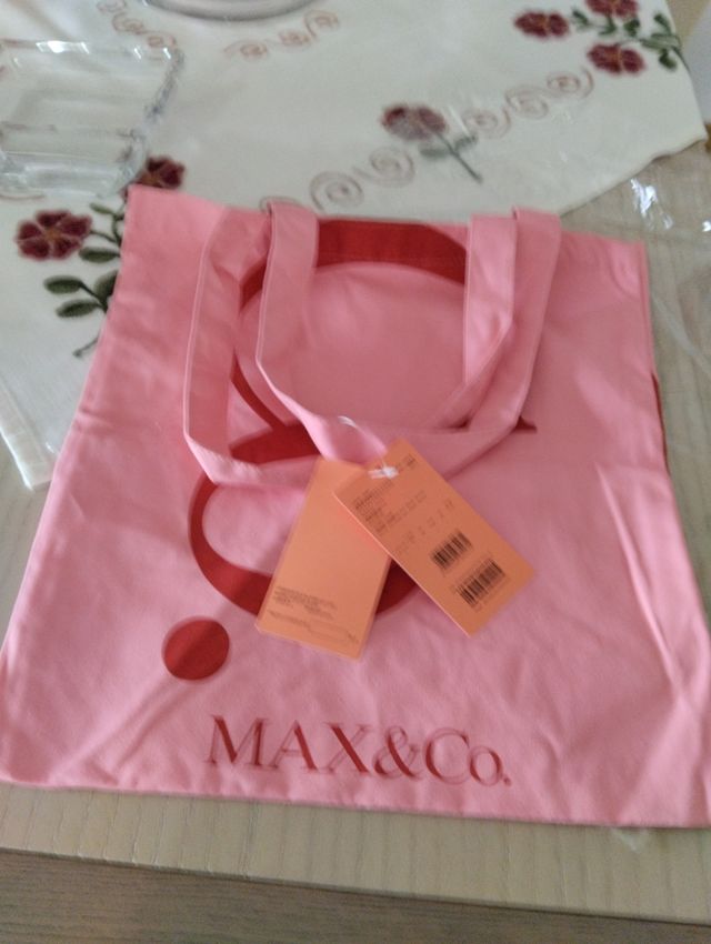 Borsa Max & Co. rosa in cotone