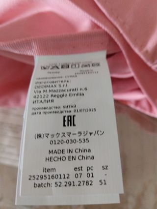 Borsa Max & Co. rosa in cotone