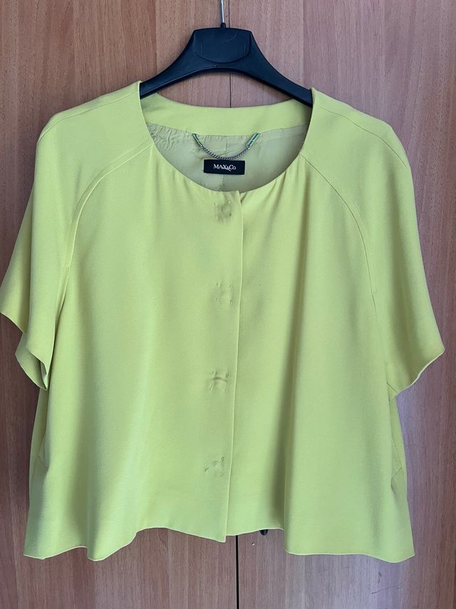 Giacca Max&Co. Gialla Nuova Taglia Unica