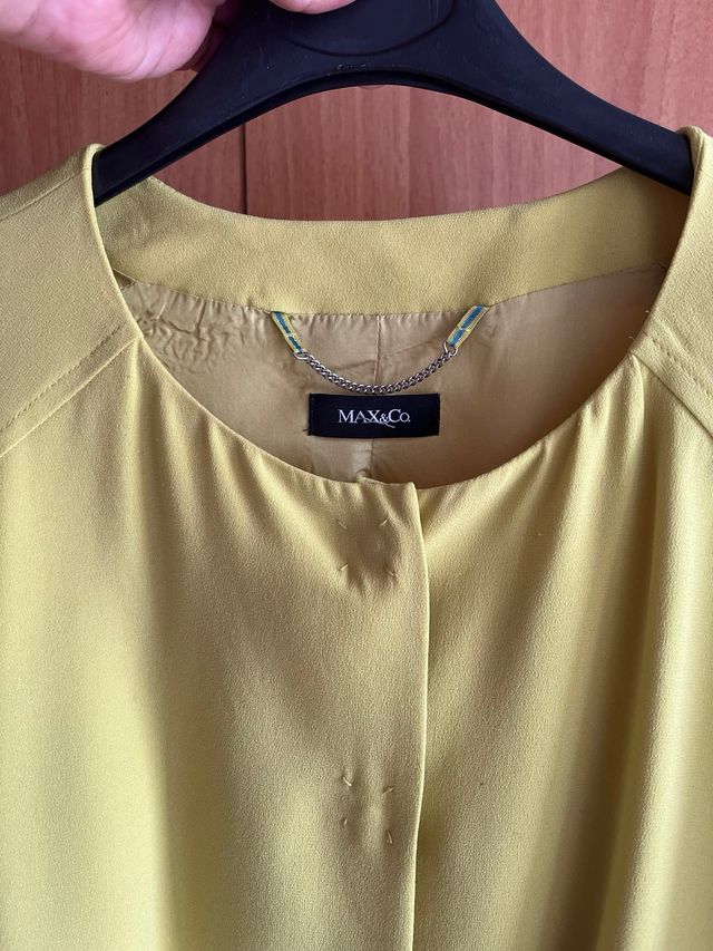 Giacca Max&Co. Gialla Nuova Taglia Unica