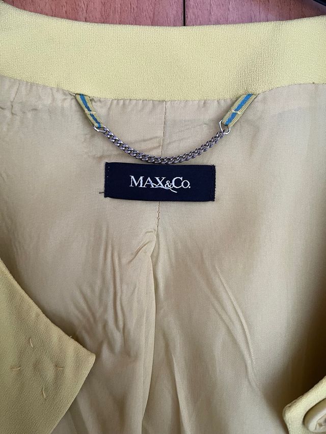 Giacca Max&Co. Gialla Nuova Taglia Unica