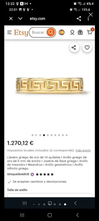 Alianza Oro REAl 18k ABSTENERSE INSULTANTES!