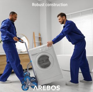Arebos Carretilla para escaleras plegable 150 kg