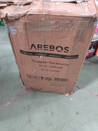 Arebos Carretilla para escaleras plegable 150 kg