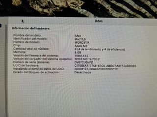 iMac 24 2023 Azul/Plata
