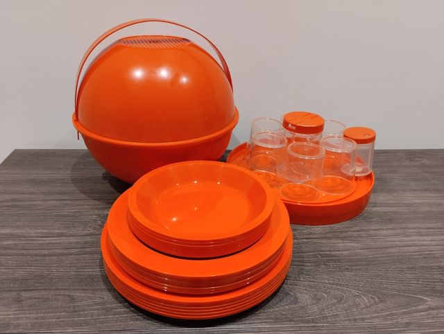 Set picnic Guzzini Pic boll anni 60/70