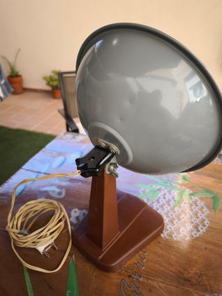 Calefactor parabólico eléctrico años 60
