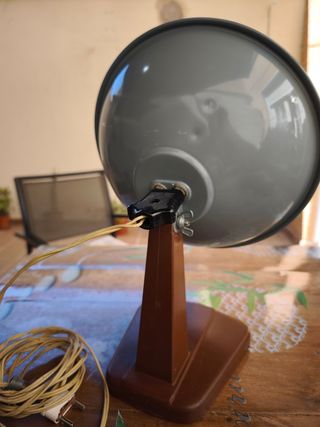 Calefactor parabólico eléctrico años 60