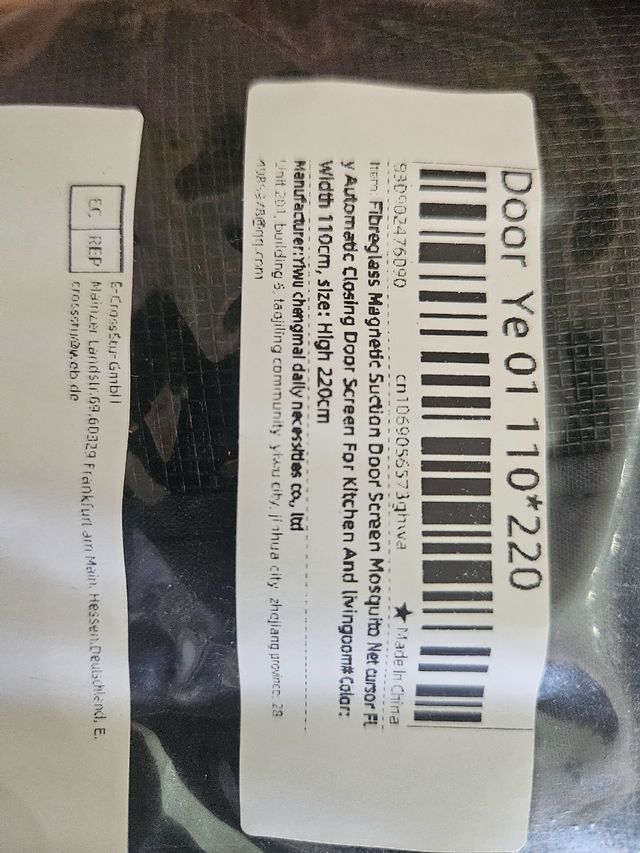 Mosquitera magnética 110x220