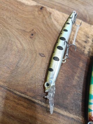 señuelos pesca spinning 7gr, caña carrete