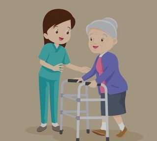 Cuidadora de gent gran