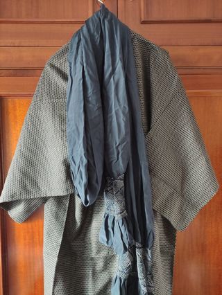 Yukata (kimono de verano) japonés hombre estampado