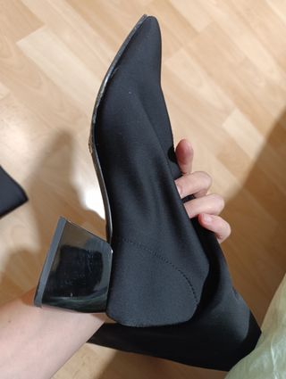 Botas altas Miss Elastic talla 36 negras