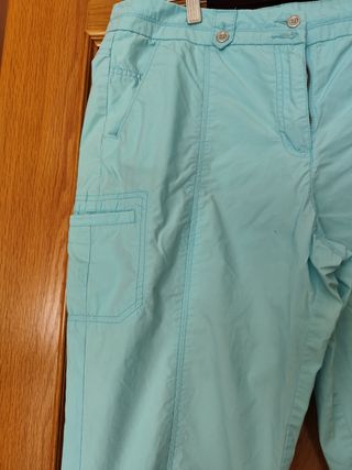 Pantalón pirata azul