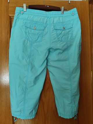 Pantalón pirata azul