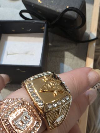 Anillo Hombre Oro talla 24 Chapado