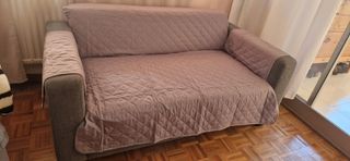 Sofá Ikea tela gris