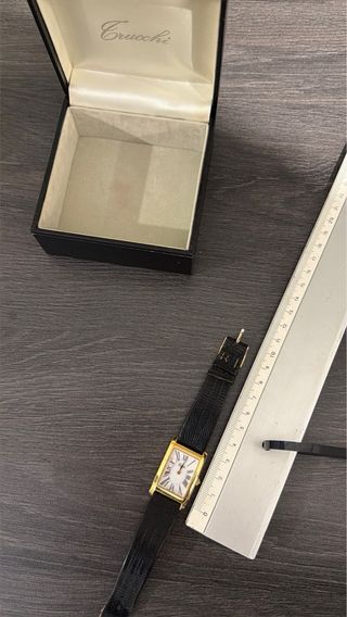 Orologio Trucchi nero e oro Swiss Made 