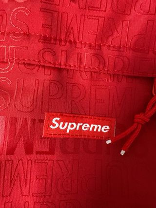 Bandolera Supreme Roja Estampada Logo Cordura