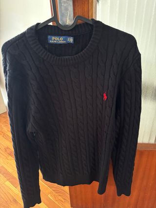 Polo Ralph Lauren Jersey Negro Talla S
