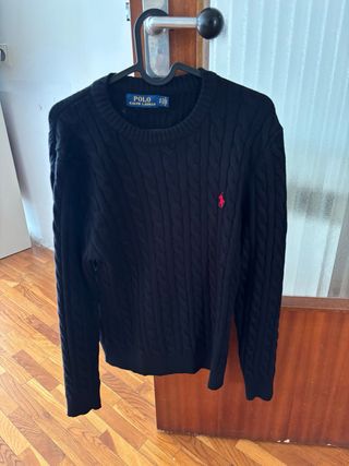 Polo Ralph Lauren Jersey Negro Talla S