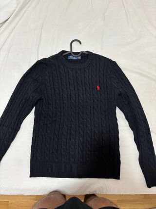 Polo Ralph Lauren Jersey Negro Talla S