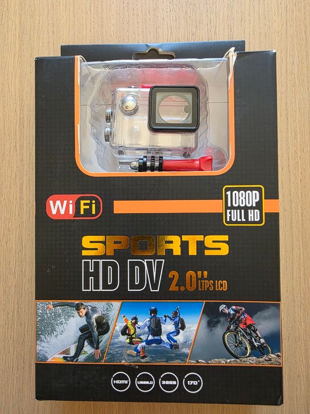Cámara SPORTS HD DV 2.0" LTPS LCD WiFi 1080P